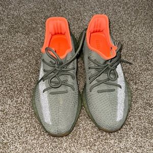 Adidas Yeezy boost 350 light green and orange